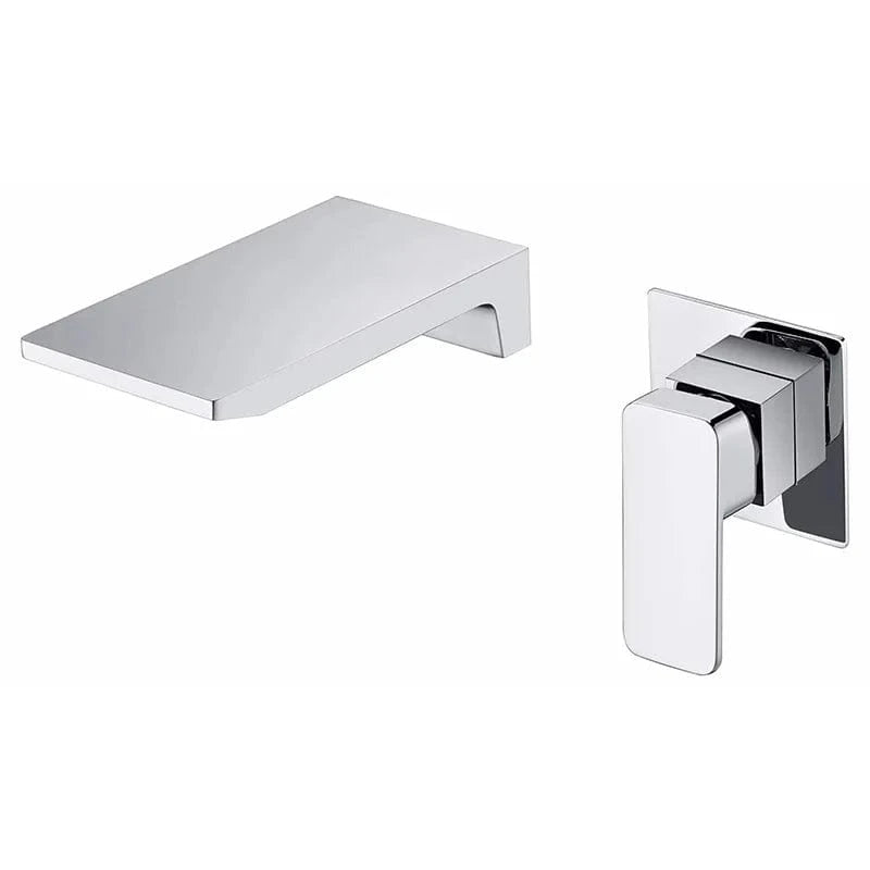 Mitigeo Chrome Robinet Lavabo Encastrable Noir