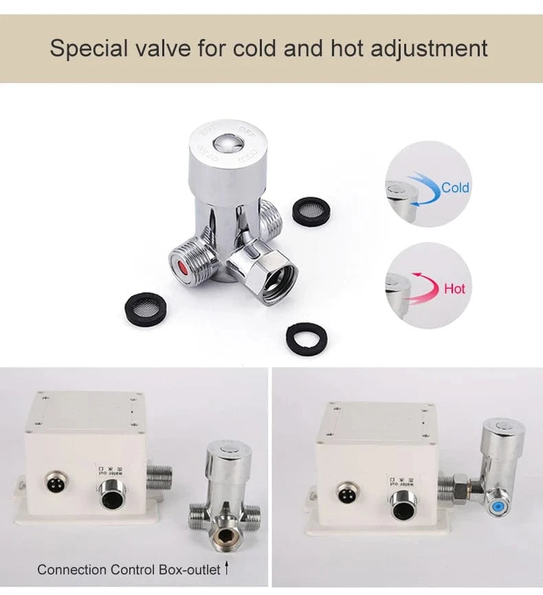 Robinet Lavabo Infrarouge Mitigeo