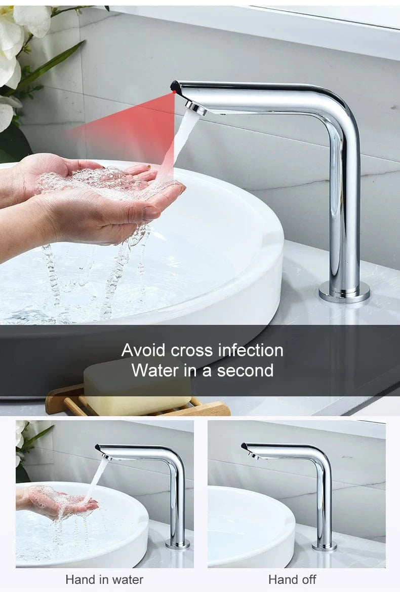 Robinet Lavabo Infrarouge Mitigeo