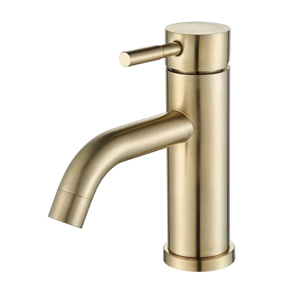 Or Brossé Robinet Lavabo Mitigeo