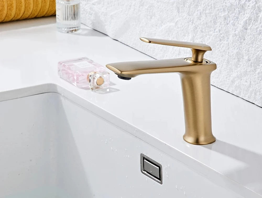 Robinet Lavabo Noir Mat Mitigeo