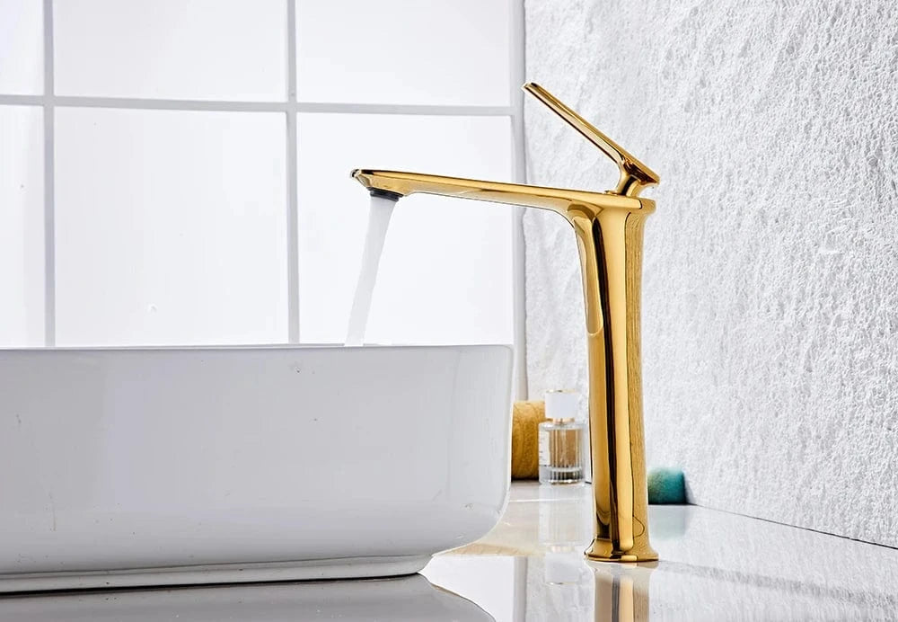 Robinet Lavabo Noir Mat Mitigeo