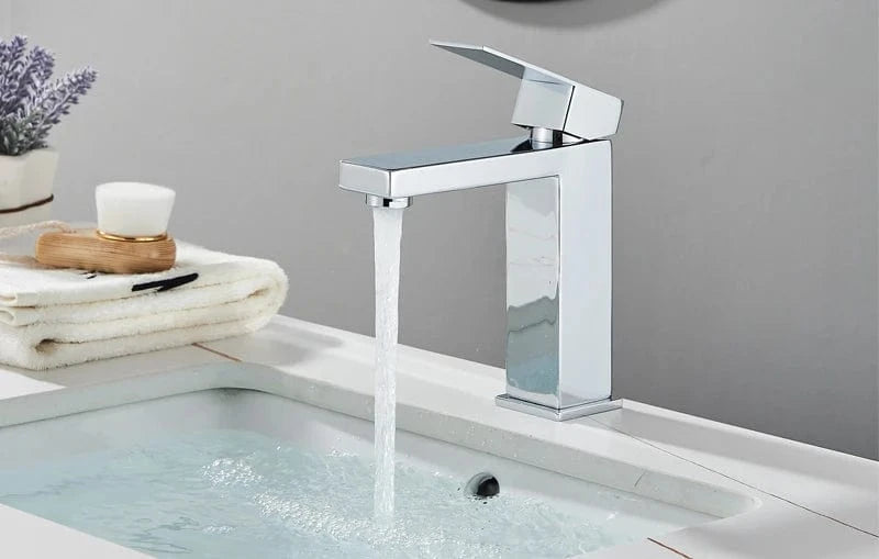 Robinet Lavabo Noir Mitigeo