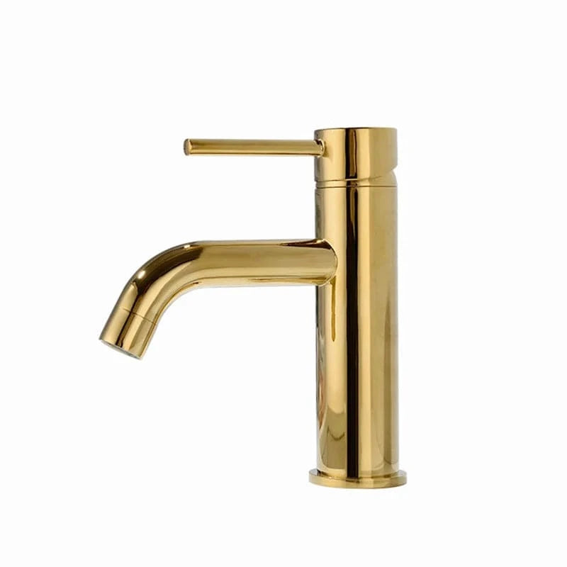 Or - Lavabo Robinet Lavabo Or Brossé Mitigeo