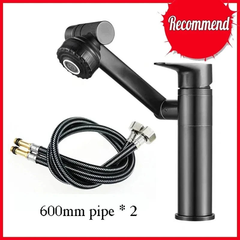 I - L 20 cm - LV Robinet Mitigeur Lavabo Chrome Rotatif Mitigeo