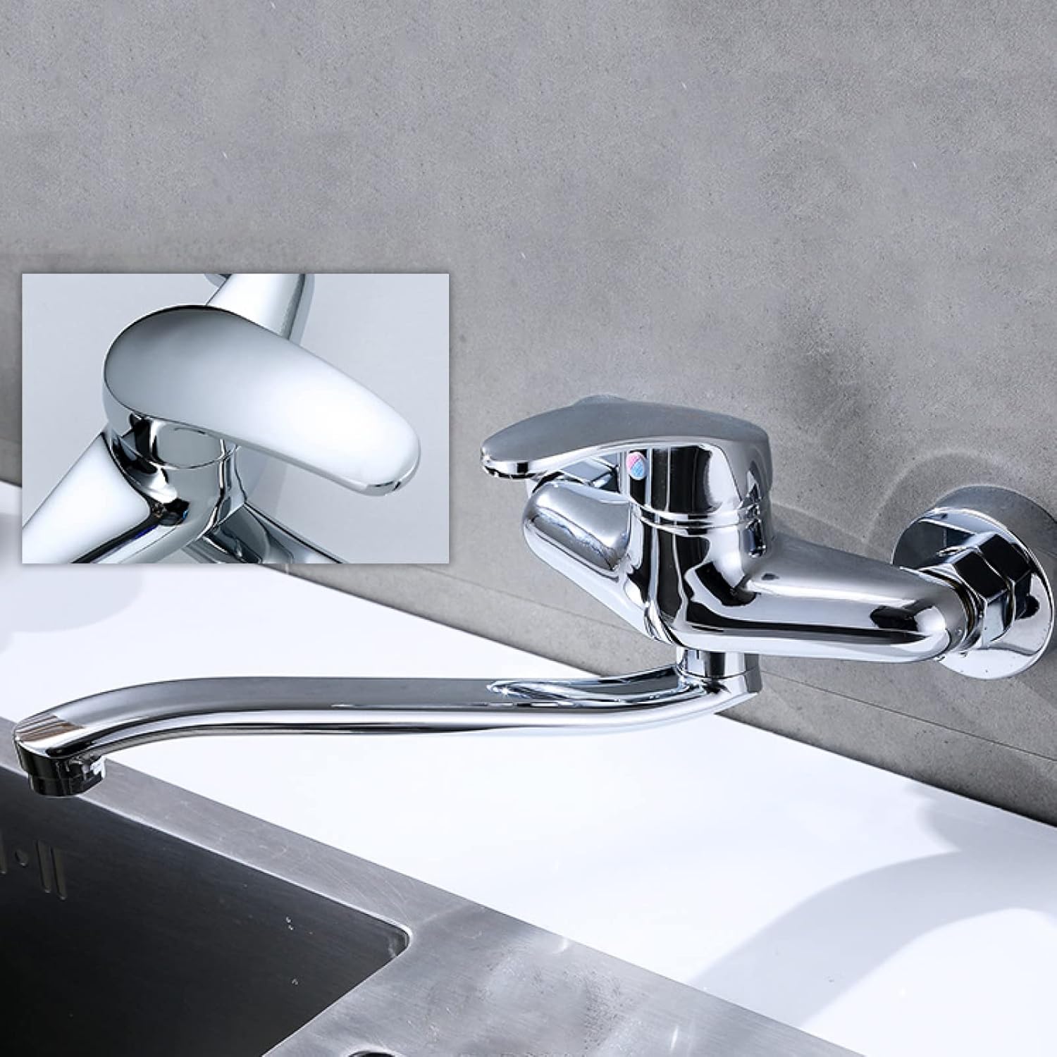 Mitigeo Robinet Mural de Cuisine