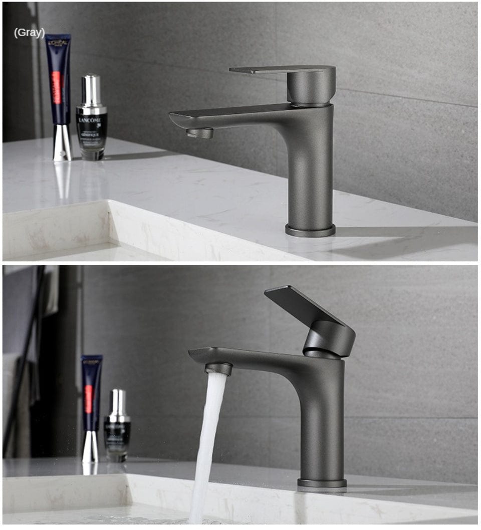 Mitigeo Robinet Noir Lavabo