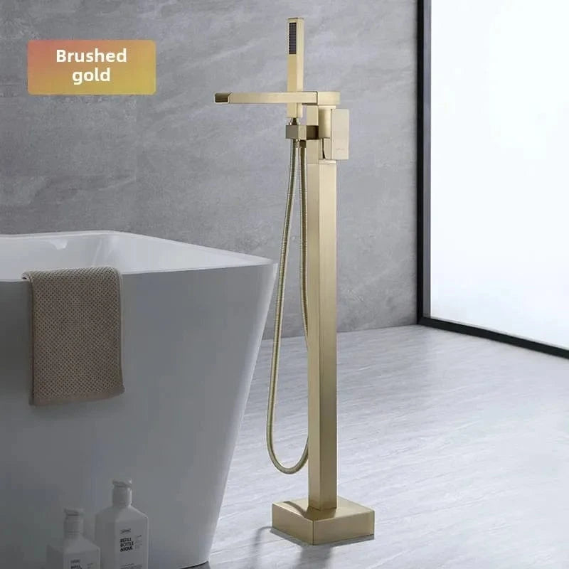 Or Brosse Robinet pour Baignoire Ilot Mitigeo