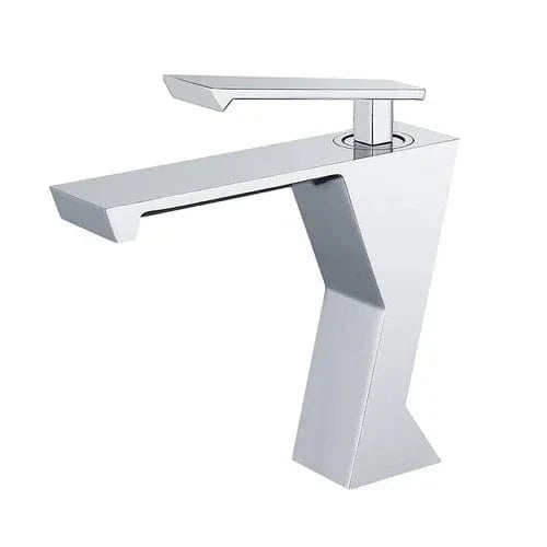 Mitigeo Chrome Robinet pour Lavabo de Salle de Bain
