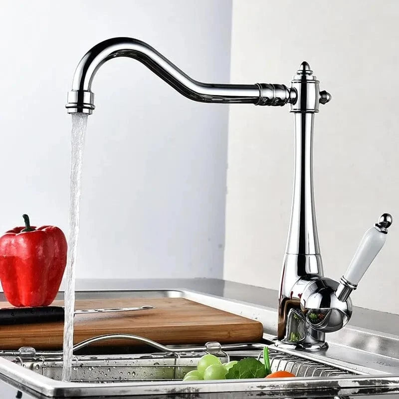 Chrome Robinet Retro Cuisine Mitigeo