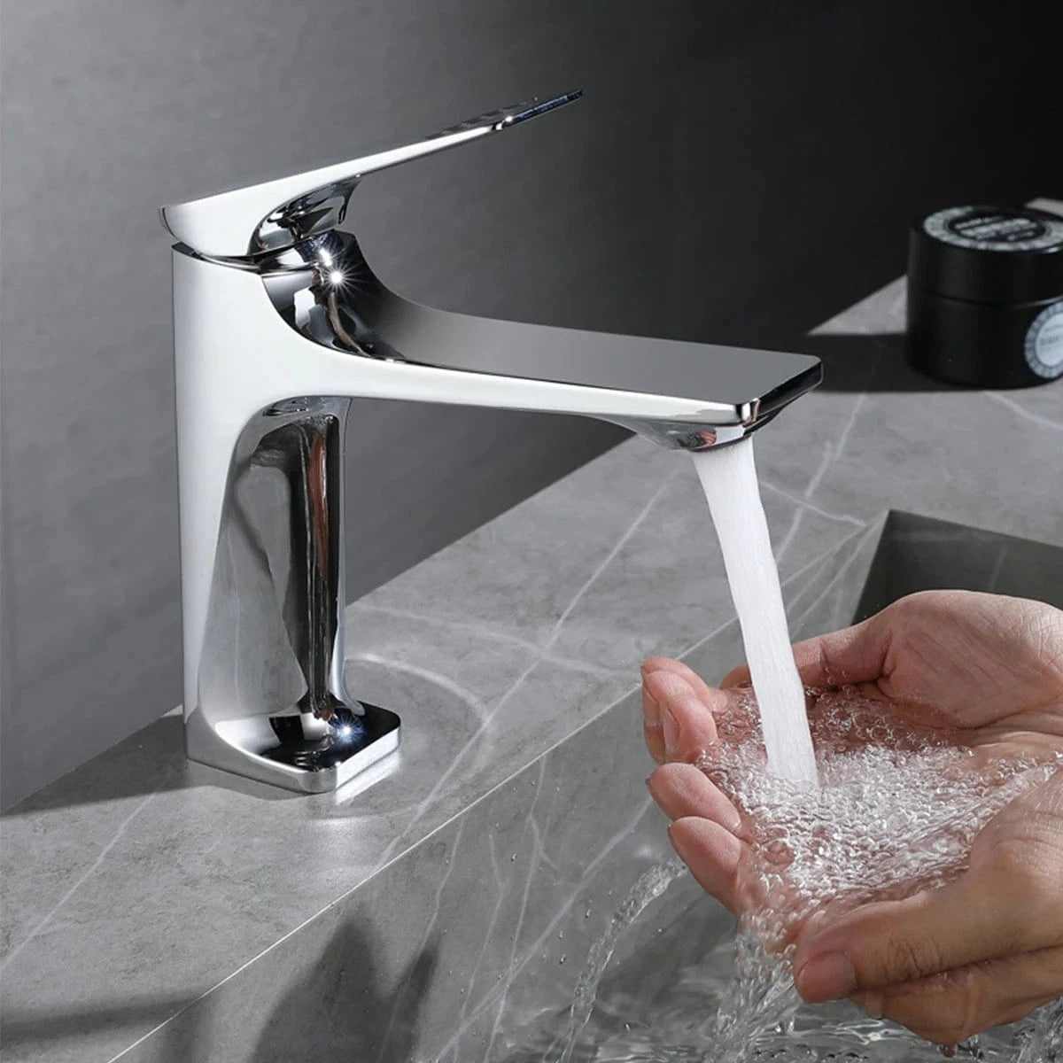 Mitigeo Chrome Robinet Salle de Bain Lavabo
