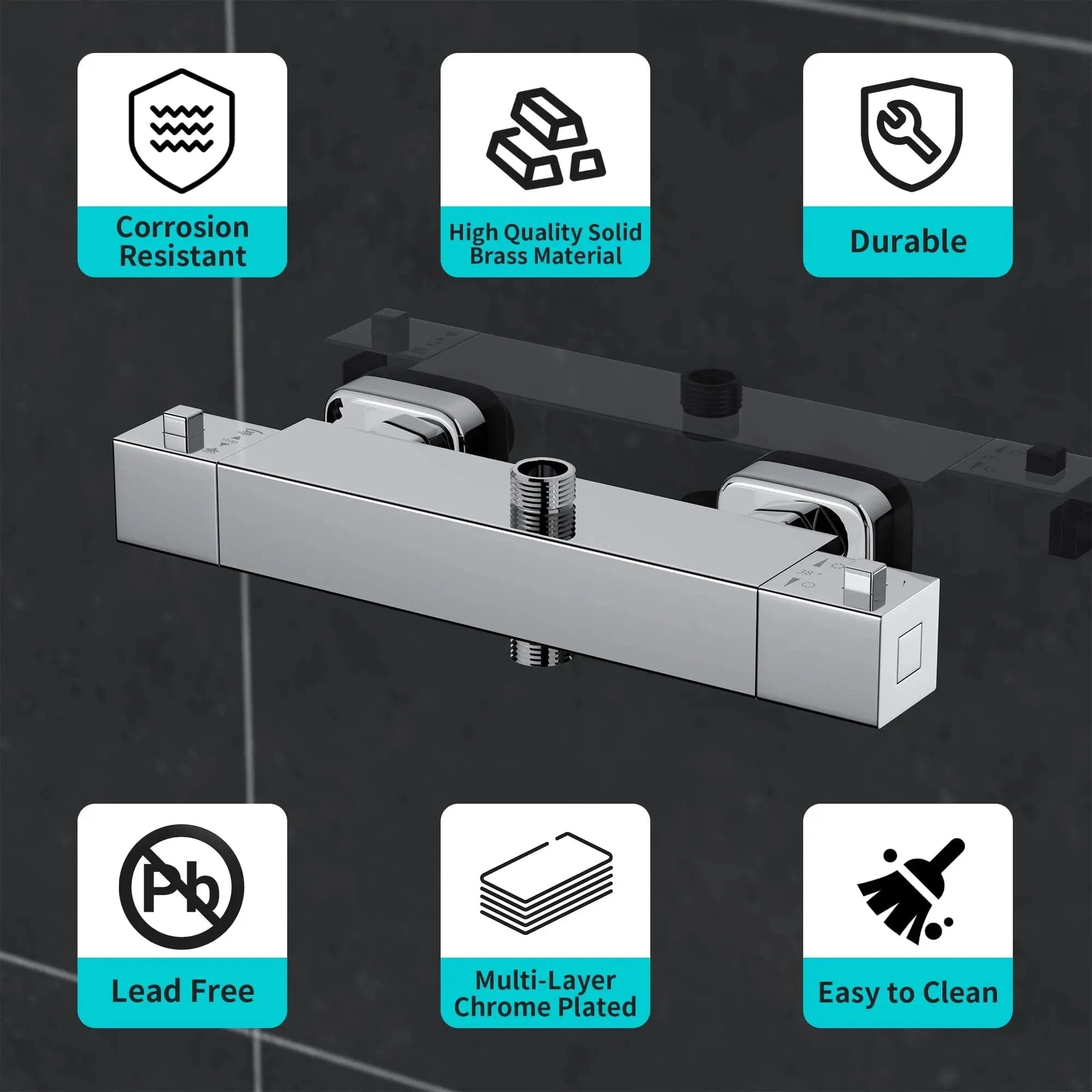 Robinet Thermostatique Douche Mitigeo