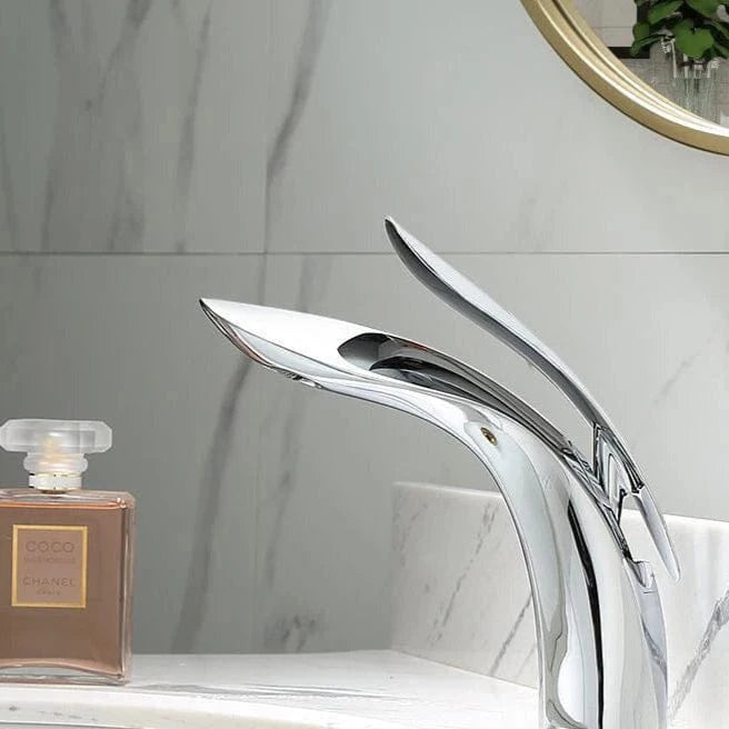 Mitigeo Chrome Robinetterie Lavabo Salle de Bain