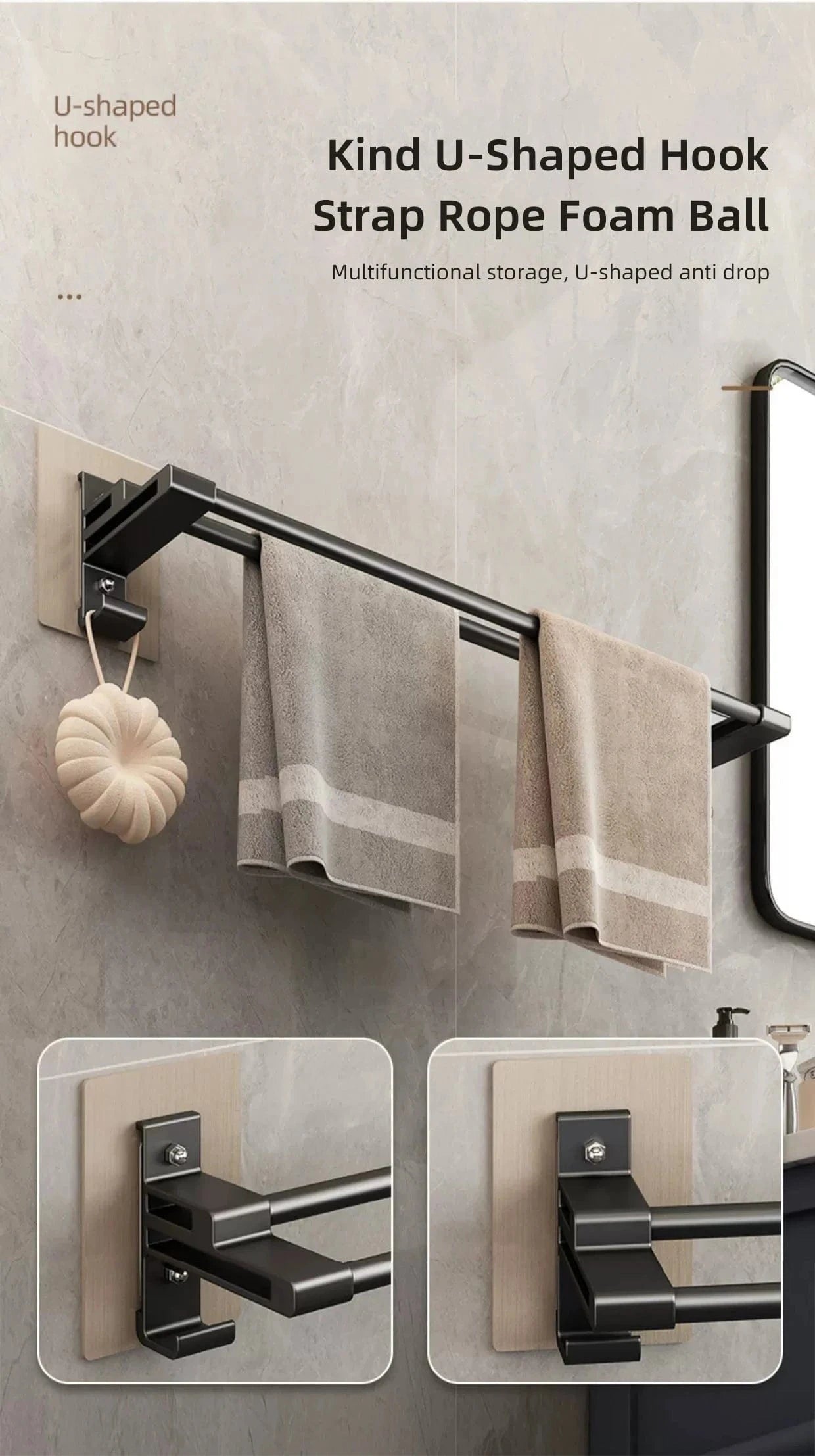 Salle de Bain Porte Serviette Mitigeo