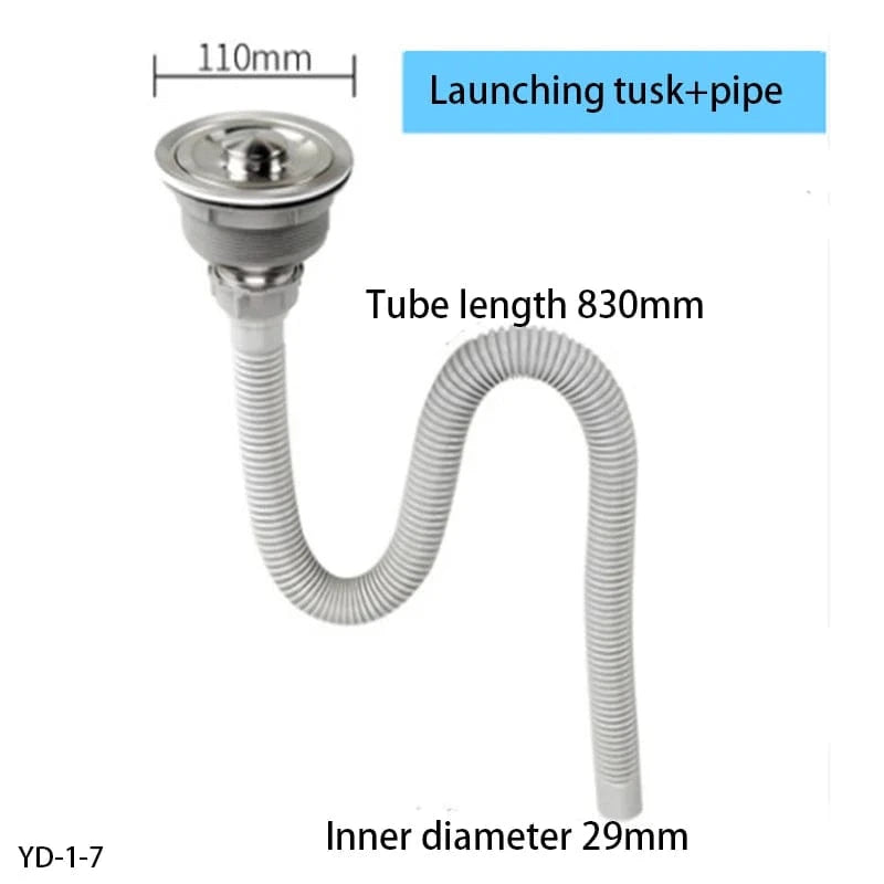 YD-1-7 Siphon Cuisine Evier Mitigeo