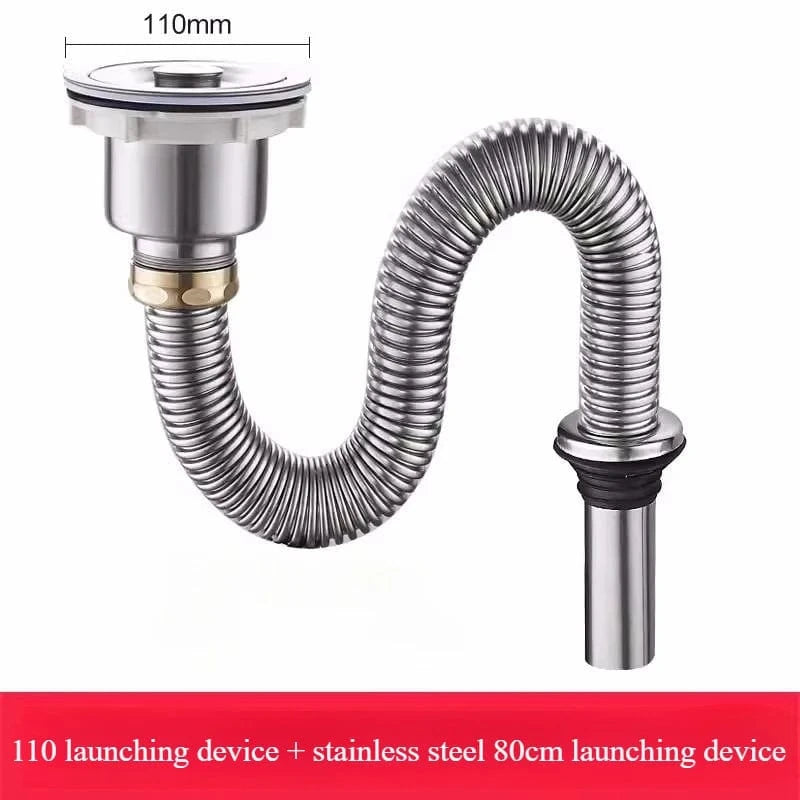 Mitigeo 80cm Siphon Evier Cuisine