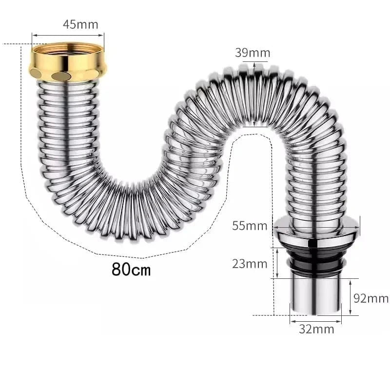 Siphon Evier Cuisine Mitigeo