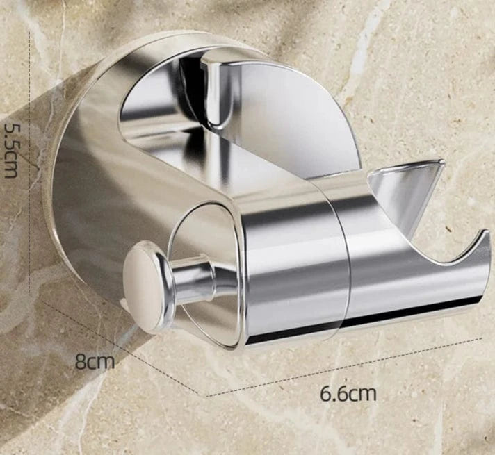 Argent Support Pommeau de Douche Ventouse Mitigeo
