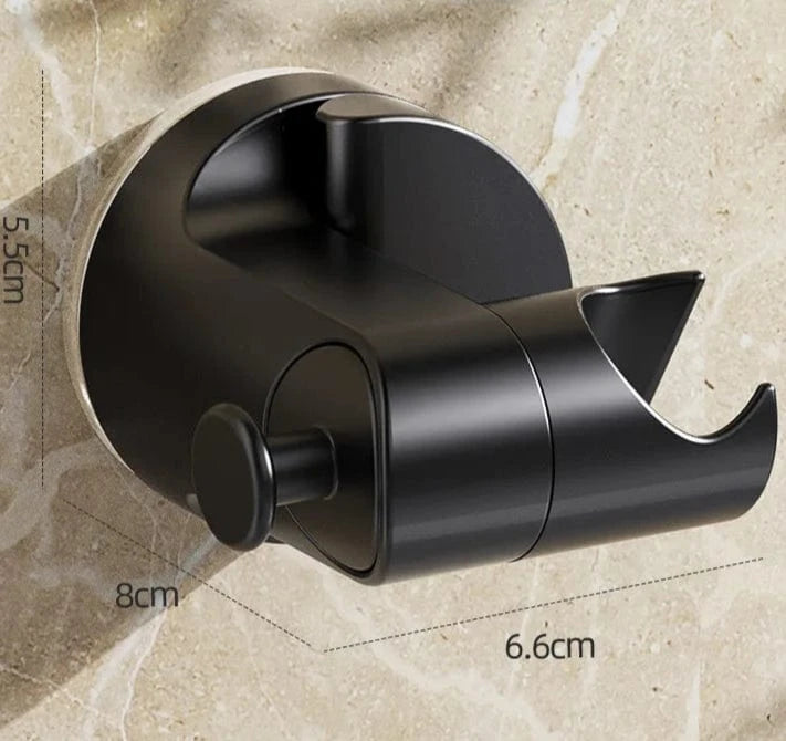 Noir Support Pommeau de Douche Ventouse Mitigeo