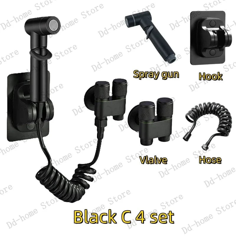 Noir A Toilette Douchette Mitigeo