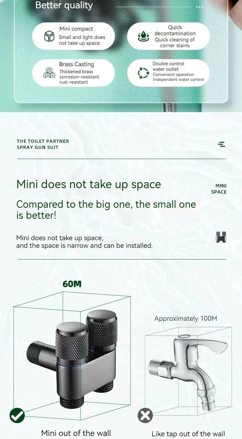 Toilette Douchette Mitigeo