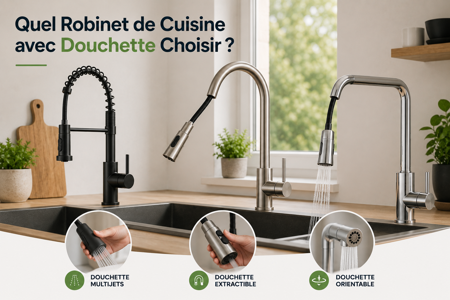 Quel Robinet de Cuisine avec Douchette Choisir