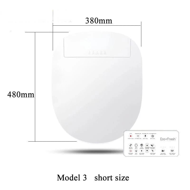 Mitigeo Model 3 Short RC Abattant WC Japonais avec Télécommande