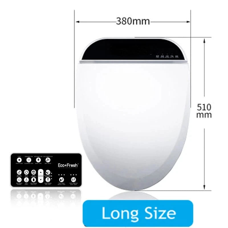 Mitigeo Model 1 Long Black Abattant WC Japonais avec Télécommande