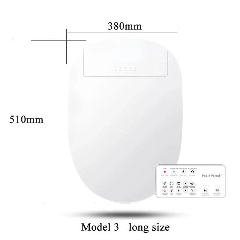 Mitigeo Model 3 Long RC Abattant WC Japonais avec Télécommande