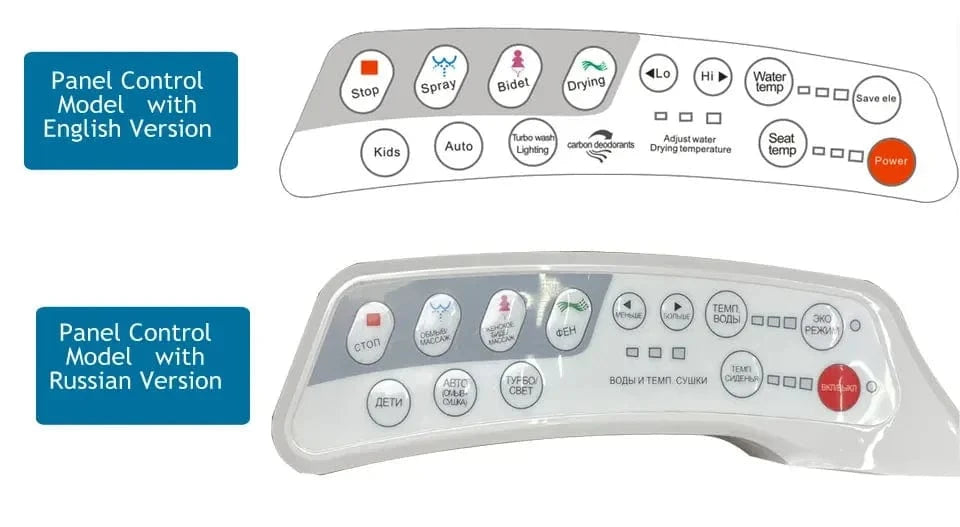 Abattant WC Japonais avec Télécommande Mitigeo