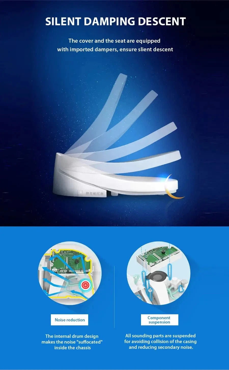 Abattant WC Japonais avec Télécommande Mitigeo