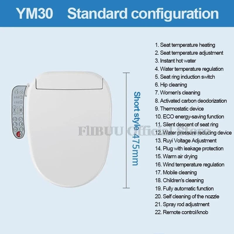 Mitigeo Abattant WC Japonais Electrique