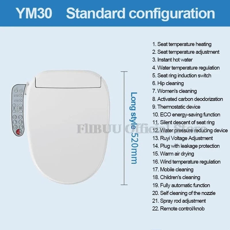 Mitigeo Abattant WC Japonais Electrique