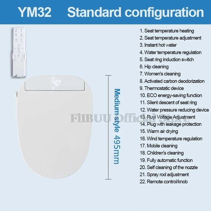Mitigeo Abattant WC Japonais Electrique