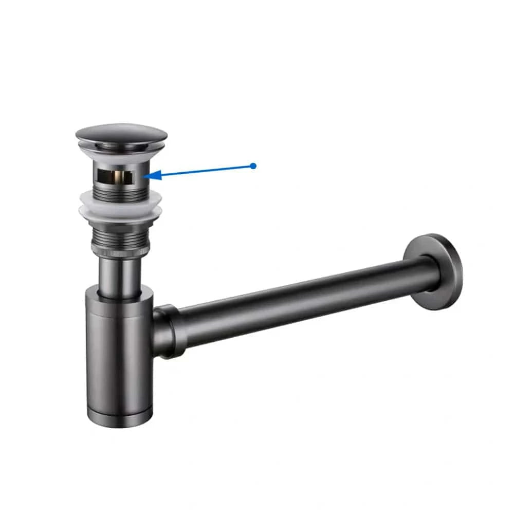 Mitigeo Bonde avec siphon 2 Bonde Clic Clac pour Lavabo