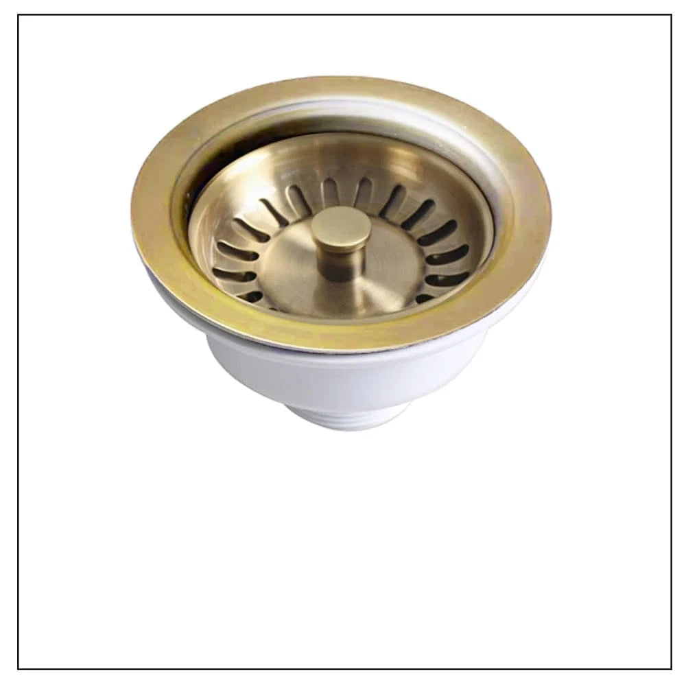 Mitigeo Doré ancien Bonde Inox pour Evier