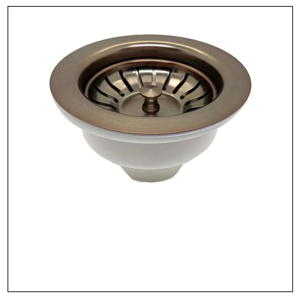 Mitigeo Rose ancien Bonde Inox pour Evier