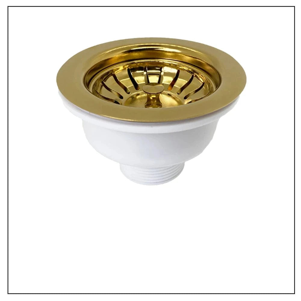 Mitigeo Doré Bonde Inox pour Evier