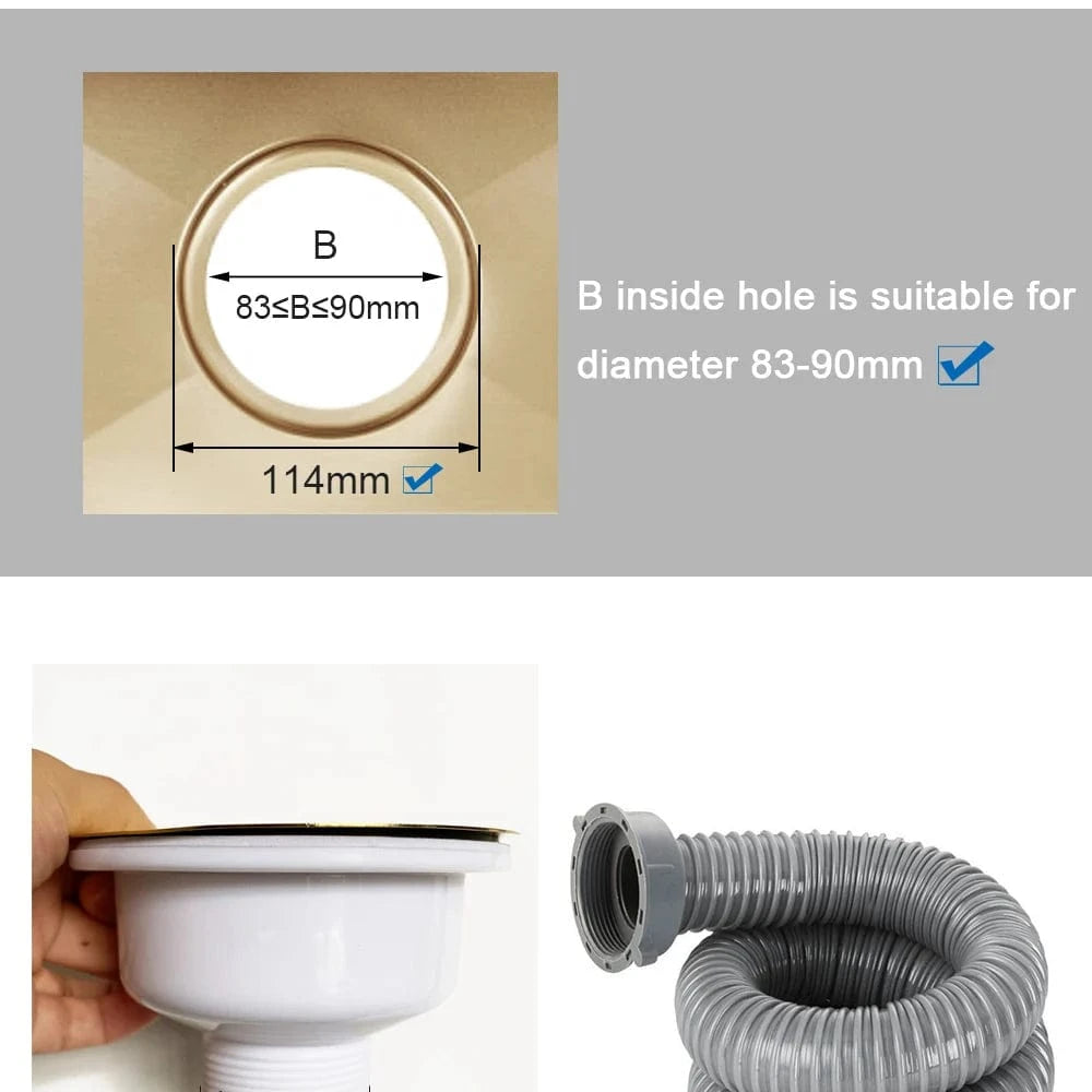 Mitigeo Bonde Inox pour Evier