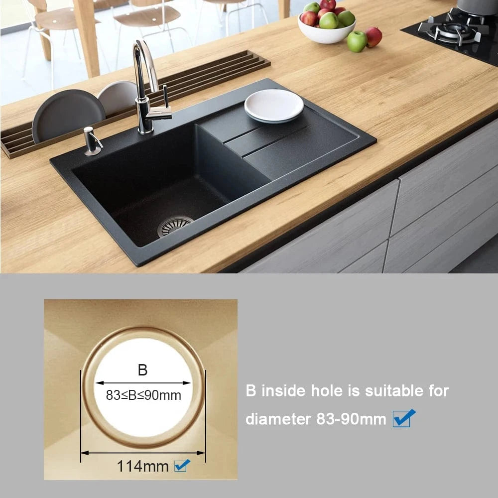 Mitigeo Bonde Inox pour Evier