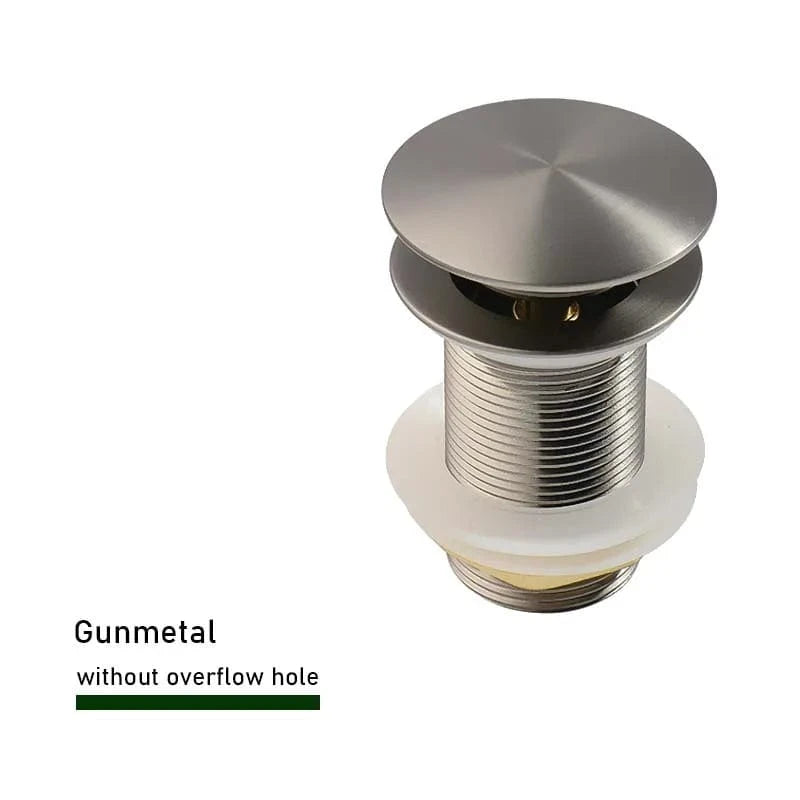 Mitigeo gris sans trou Bonde Lavabo