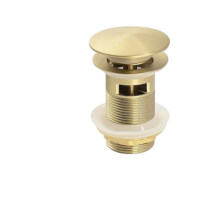 Mitigeo brossé g avec trou Bonde Lavabo Poussoir