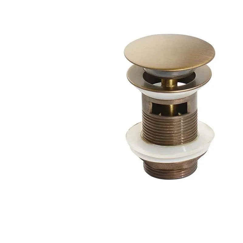 Mitigeo antique avec trou Bonde Lavabo Poussoir