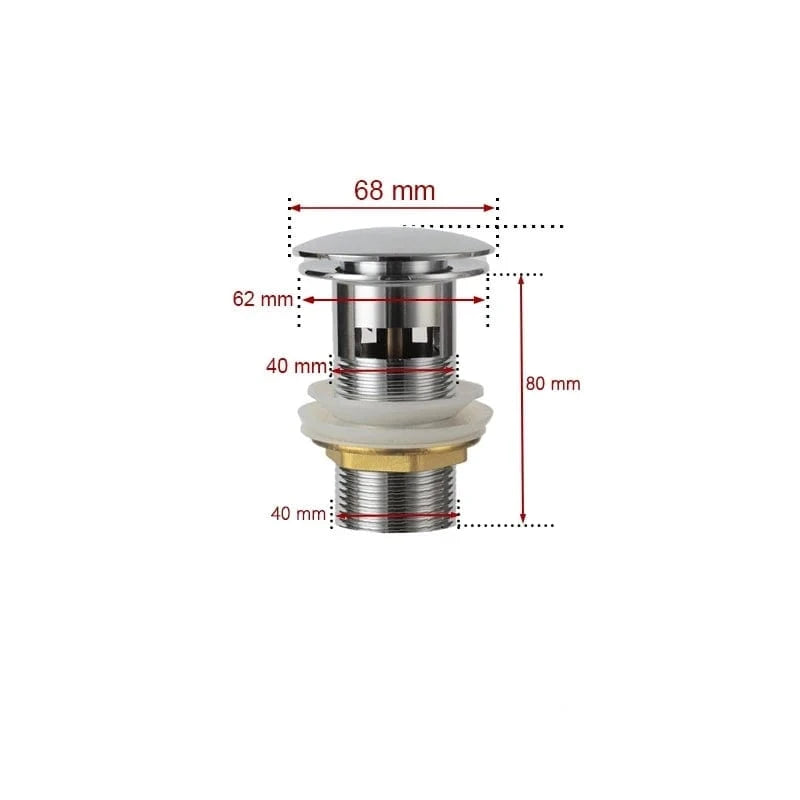 Mitigeo Bonde Lavabo Poussoir