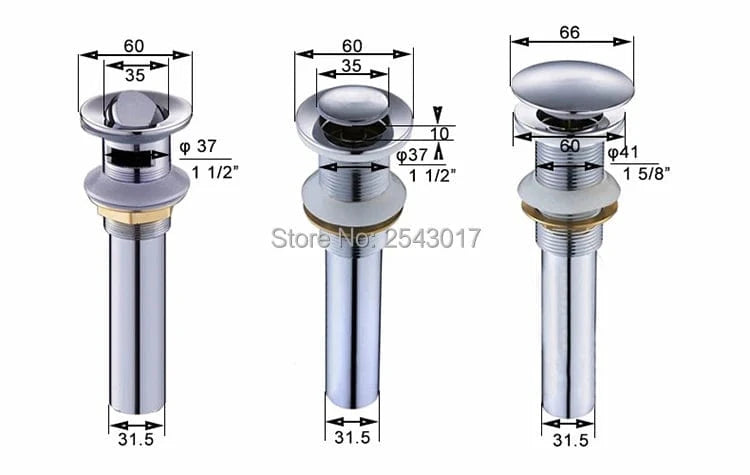 Bonde Lavabo Universelle Mitigeo