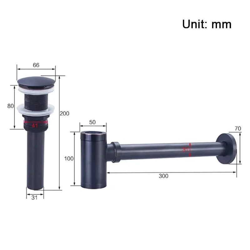 Mitigeo Bonde pour Lavabo Salle de Bain