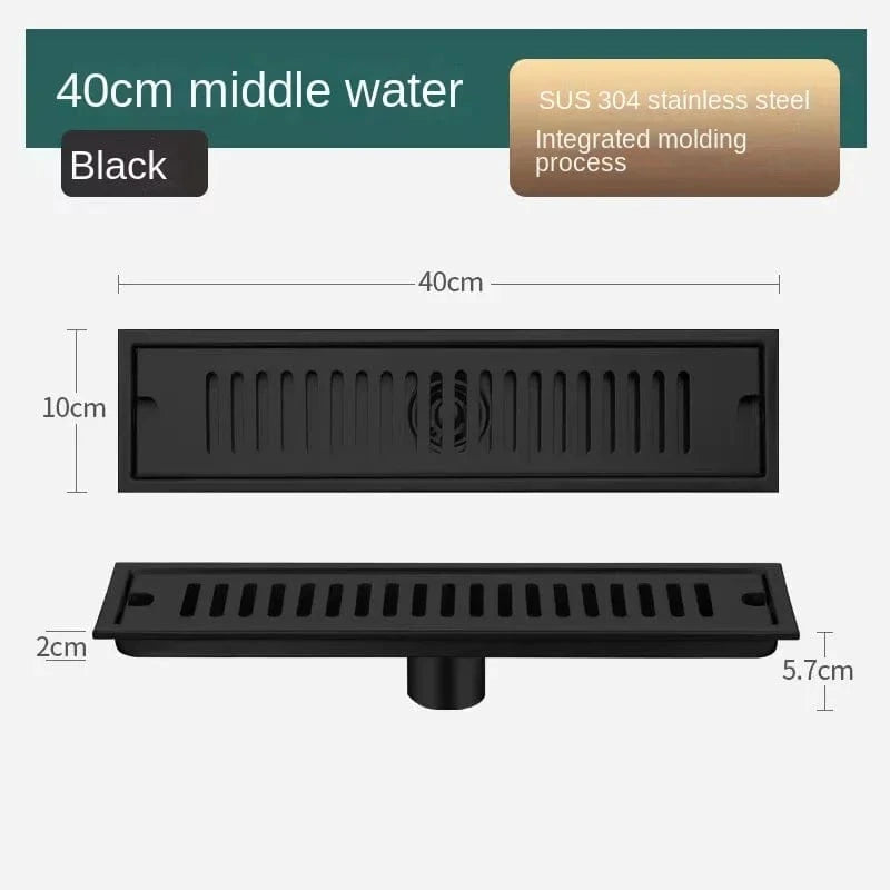 Mitigeo M 40cm Caniveaux de Douche