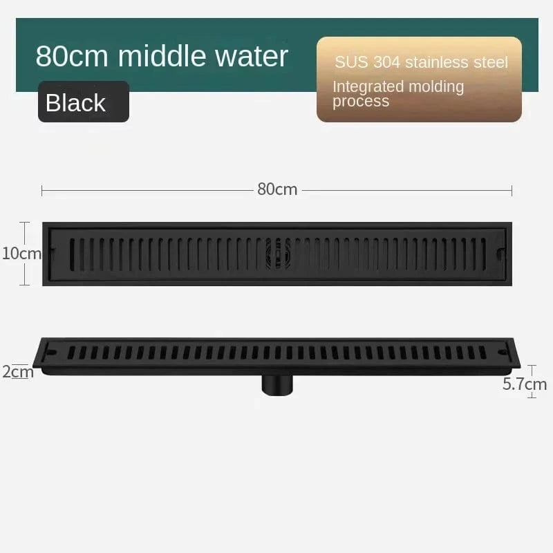 Mitigeo M 80cm Caniveaux de Douche