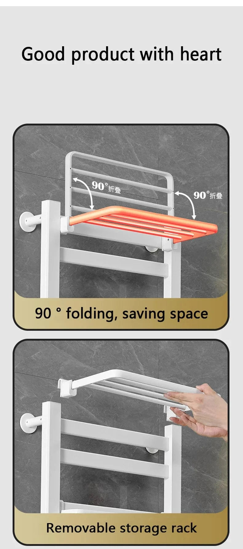 Mitigeo Chauffage Porte Serviettes