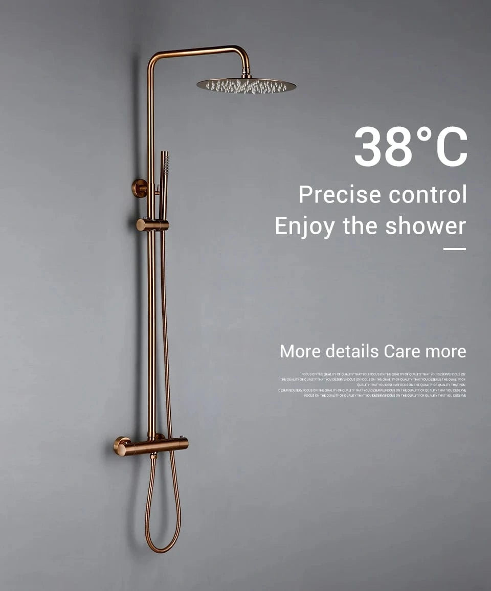 Mitigeo Colonne de Douche Doré